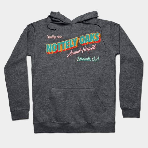 NOAH Postcard Logo Hoodie by Nottely Oaks Animal Hospital